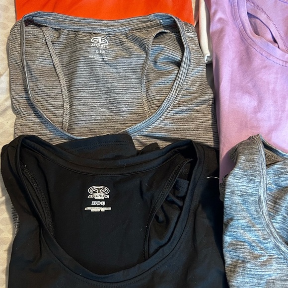 8pc Athletic Works Racer Back Tank Top Set XS - Picture 2 of 8